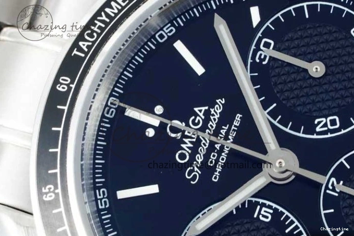 0405 Speedmaster Racing Master SS HKF Best Edition Black Dial on SS Bracelet A Versatile 7810